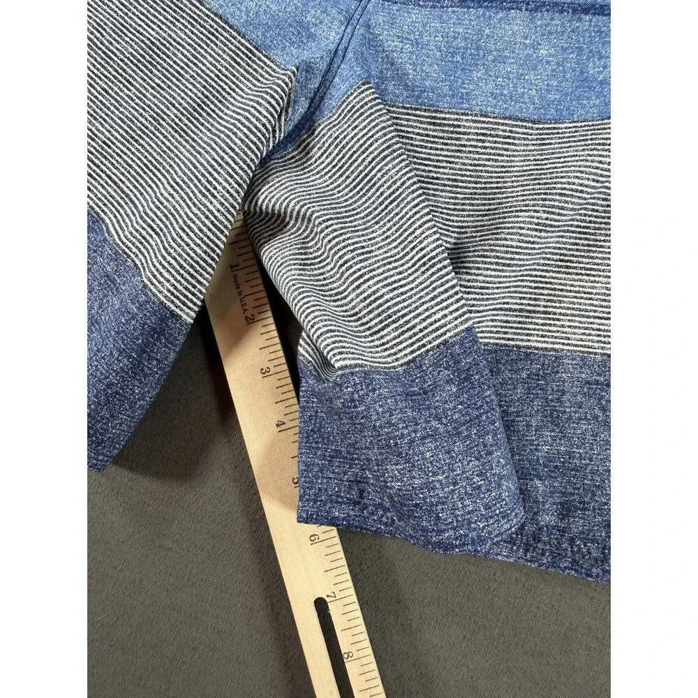 Patagonia Boardshorts Mens Sz 34 Blue Striped Swim Trunks Shorts Stretch Surf